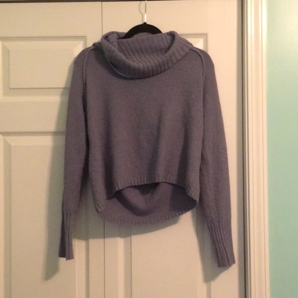 Blue/Grey turtleneck sweater size medium